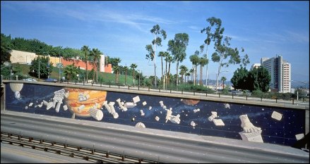 John Wehrle's "Galileo, Jupiter, Apollo" - 101 Freeway at Spring St.